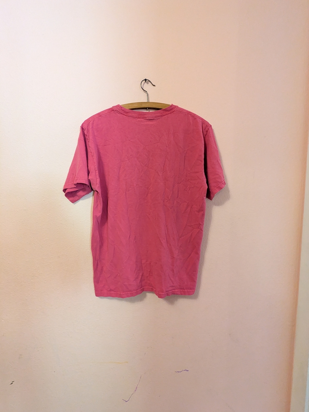Pink Short-Sleeve Y2K Tourist Graphic Tee with Palm Tree Design - Women - Picture 3 of 6